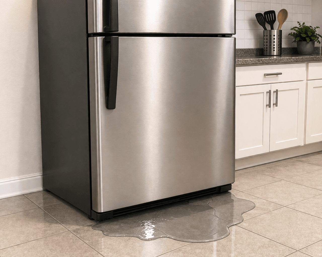 Why refrigerator leak water?